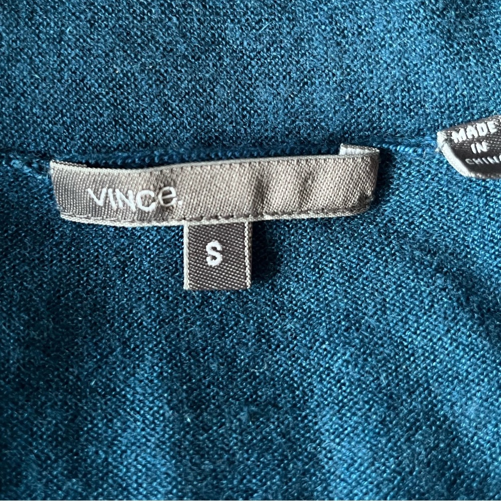 Vince 100% cashmere longline cardigan size S - Picture 14 of 15